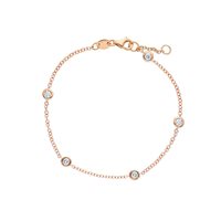 Bracciale Soprana Gioielleria in Oro rosa Diamante 0.25 Ct BBET05CR05 - BBET05CR05